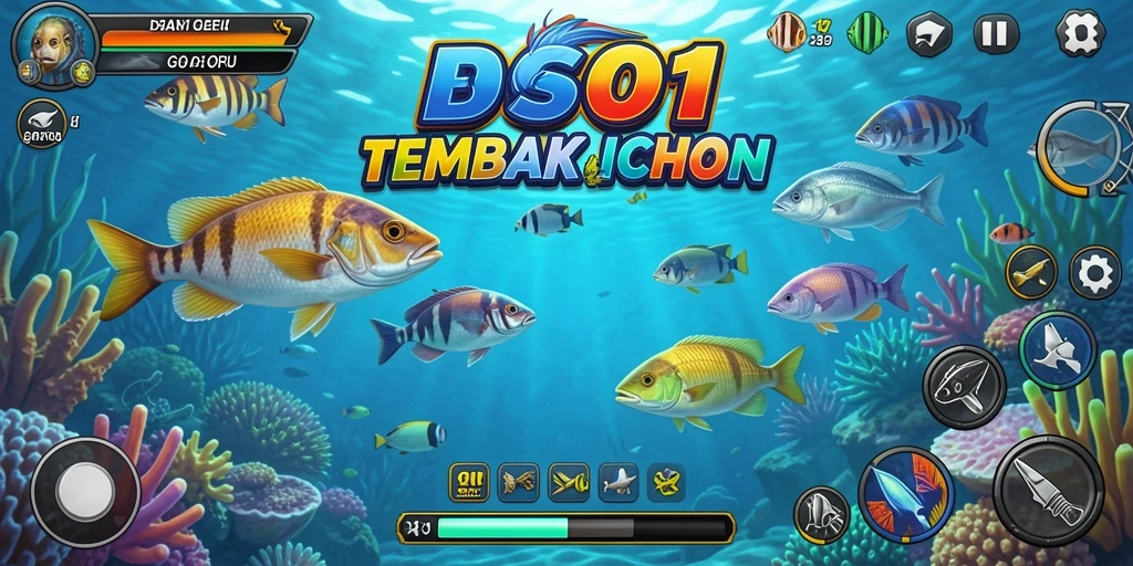 Tampilan gameplay seru saat menangkap ikan di BOS01.