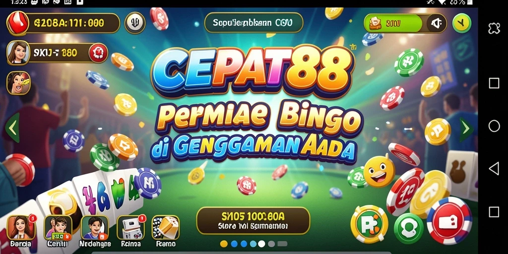 Screenshot gameplay CEPAT88 menampilkan momen seru permainan Bingo.