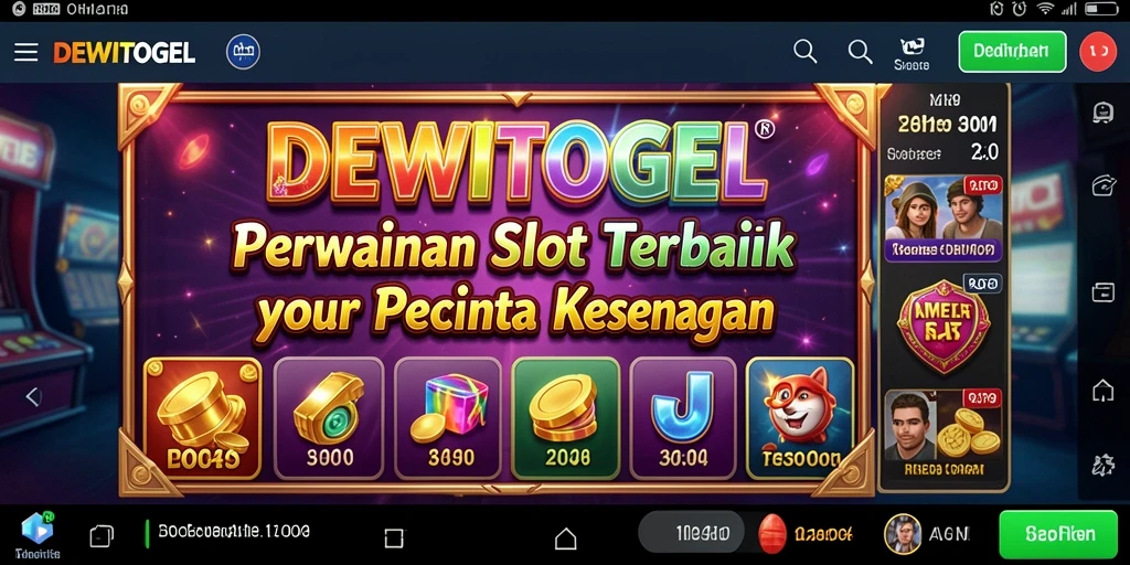 Gameplay menarik DEWITOGEL dengan grafis slot yang menawan.