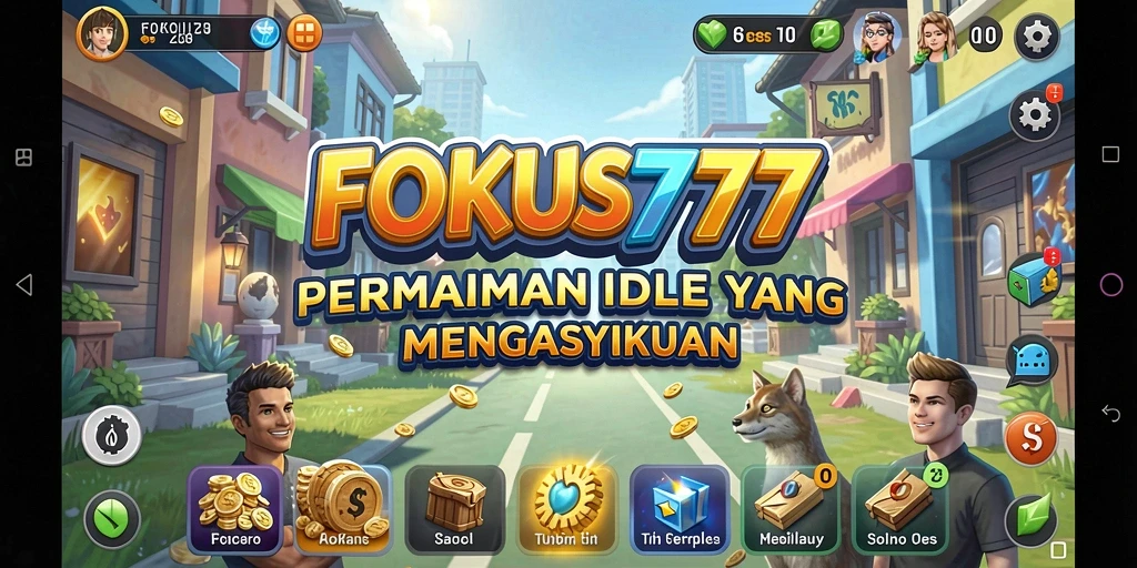 Tampilan gameplay menarik dari FOKUS777 yang memukau.