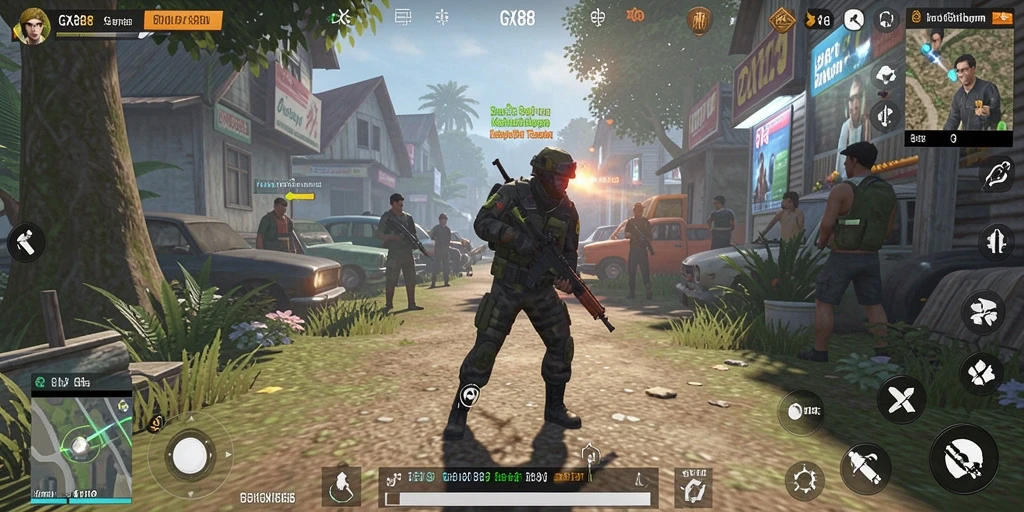 Gameplay GX88 yang menarik dan interaktif dalam simulasi kehidupan.