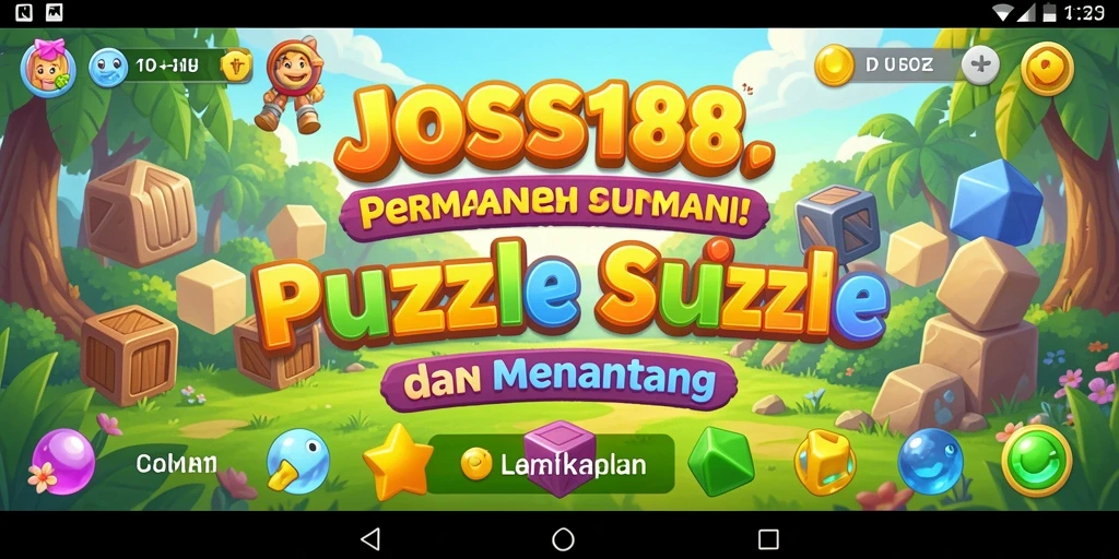 Screenshot gameplay JOSS188 yang menampilkan tantangan Puzzle yang menarik.