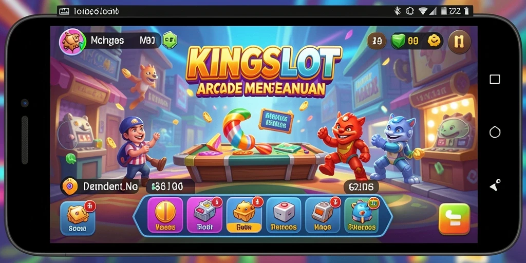 Screenshot gameplay KINGSLOT yang menunjukkan keseruan bermain.
