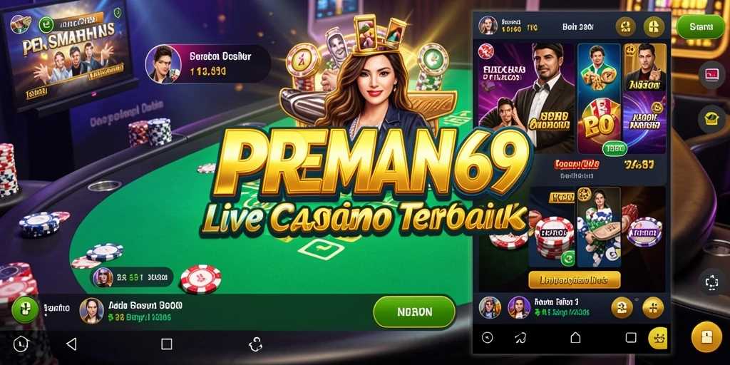 Tampilan gameplay seru di PREMAN69 Live Casino.
