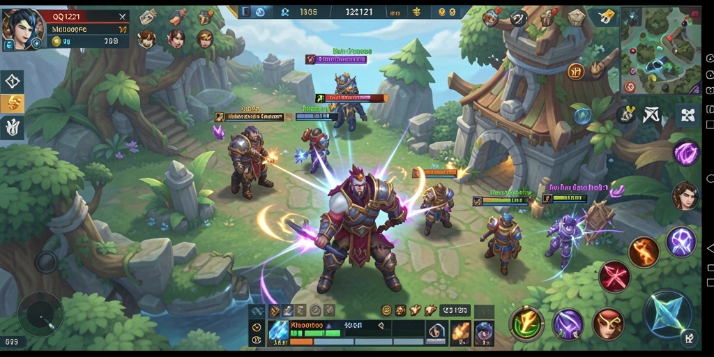Gameplay QQ1221 yang menakjubkan dalam dunia MMORPG.