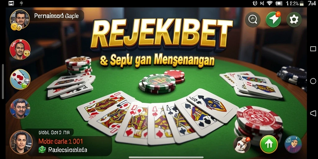 Menampilkan gameplay seru dari permainan Gaple.