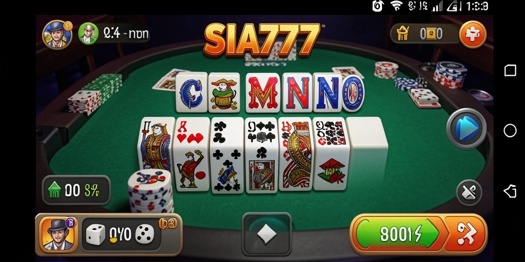 Tampilan gameplay SIA777 yang seru dan menantang di permainan Domino.