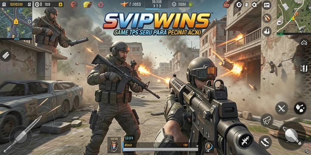 Screenshot menampilkan aksi mendebarkan dalam gameplay TPS.